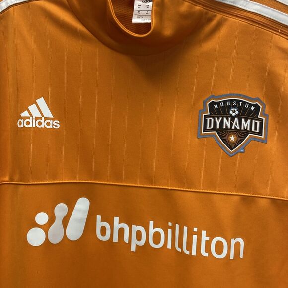 Houston Dynamo Goalie Jersey Shirt Adidas Long Sleeve Orange Size XL - Picture 3 of 7
